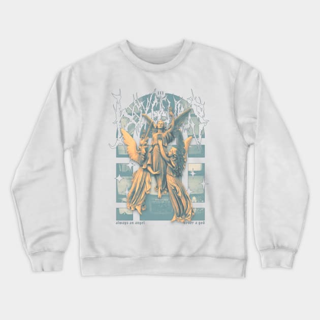 always an angel - boygenius (I) Crewneck Sweatshirt by mikakosmos